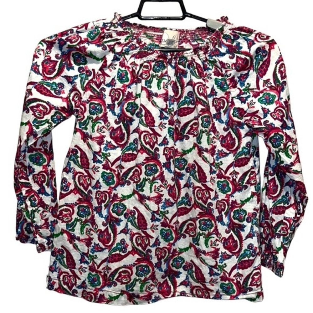 Peek Peasant Style Floral Top Blouse